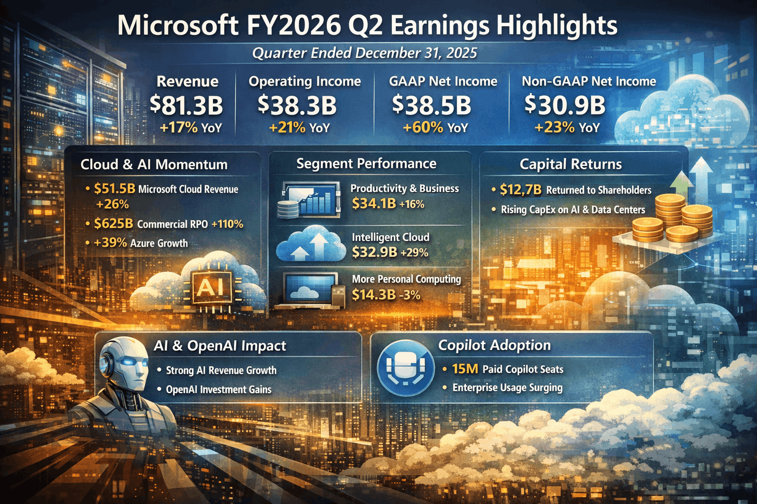 MSFT Earnings FY2026 Q2: 11 Hidden Management Signals on AI, Cloud, and ...