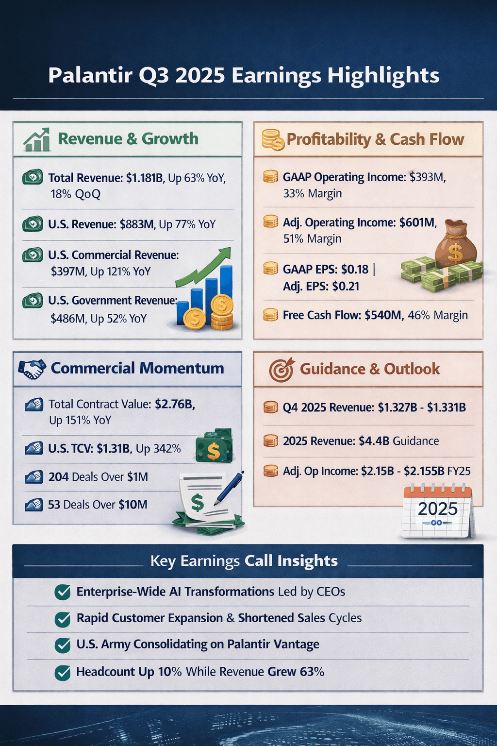 Palantir Q3 2025 Earnings Highlights, Guidance and Hidden Signals from ...