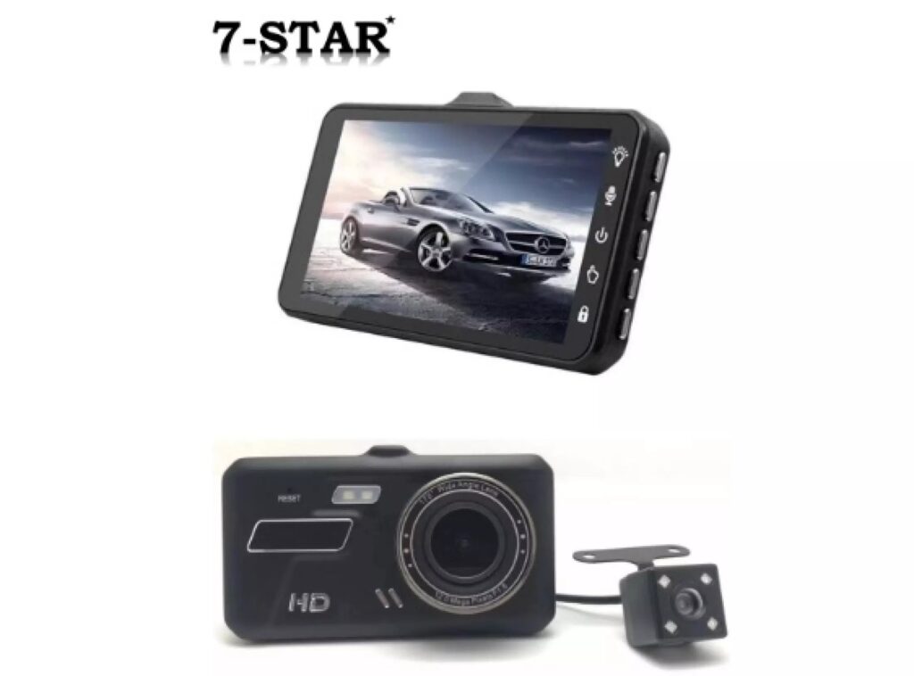 7-STAR Touch Screen 4.0 inch Car DVR Dual Lens Dashcam in Singapore