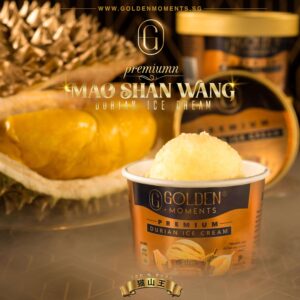 Golden Moments Premium Durian Ice Cream SIngapore