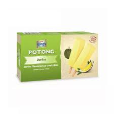 King's Potong Durian Flavoured Ice Confection Singapore