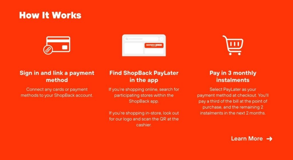 ShopBack Buy Now Pay Later in Singapore
