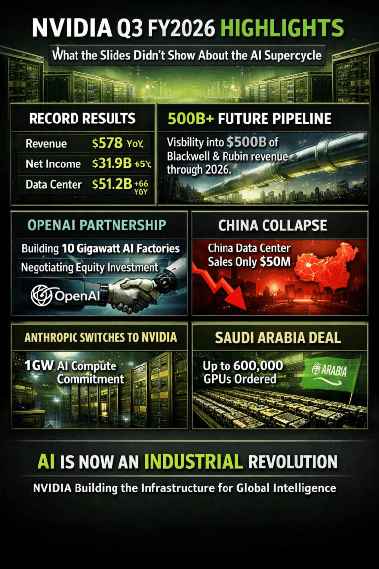 NVIDIA Q3 FY2026 Earnings Highlights – Blackwell, AI Factories, and the ...
