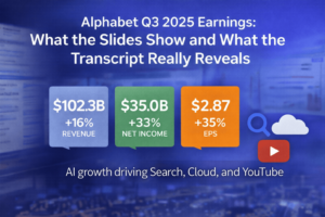 Alphabet Q3 2025 Earnings: What the Slides Miss and the Transcript Reveals About AI Growth