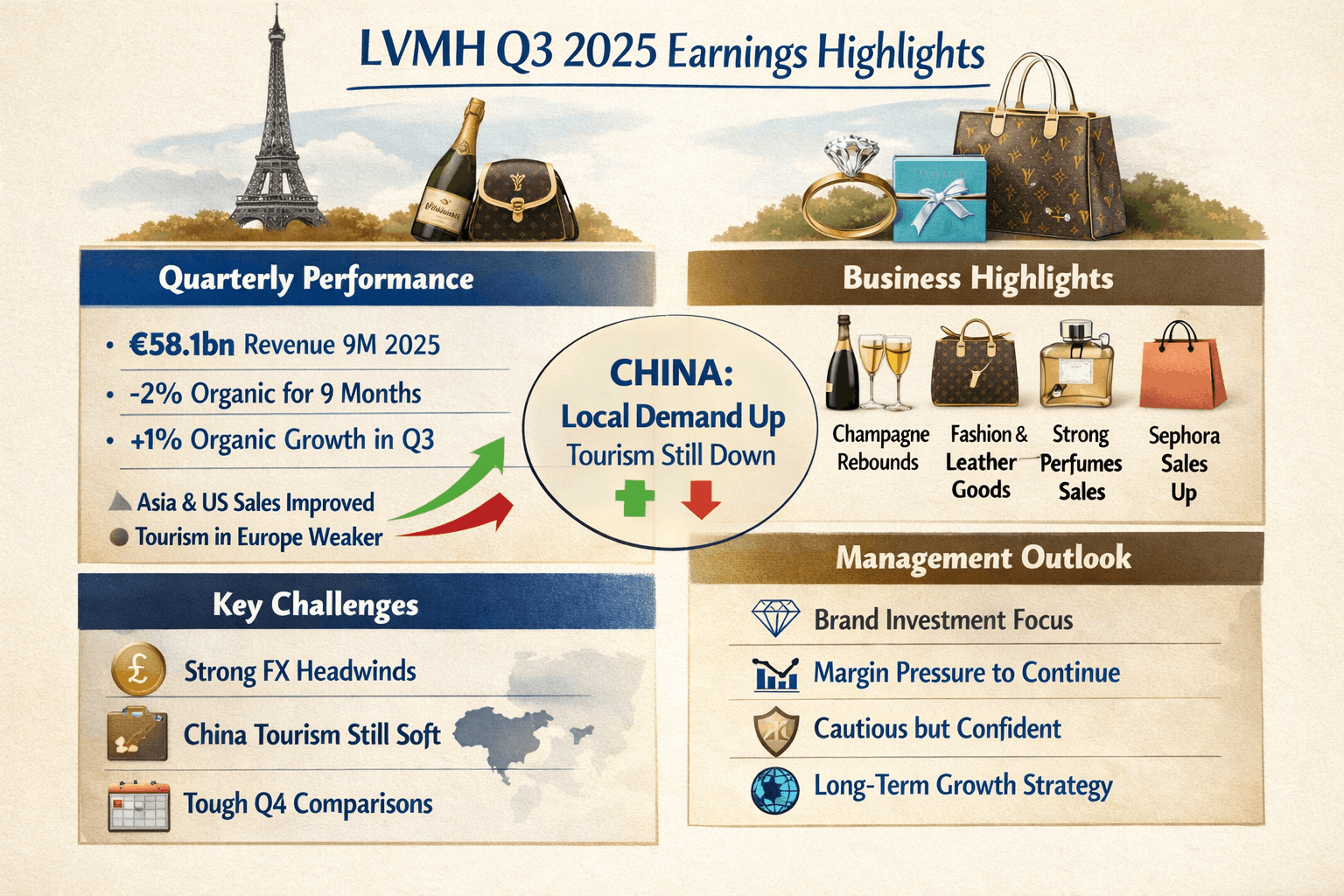 LVMH Q3 2025 Earnings Explained: Key Highlights, Guidance, and Real Insights