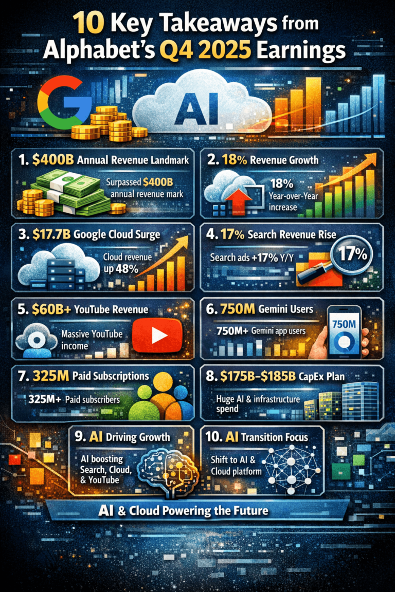 Alphabet GOOGL Q4 2025 Earnings: 10 Key Takeaways on AI, Cloud Growth and $400B Revenue Milestone