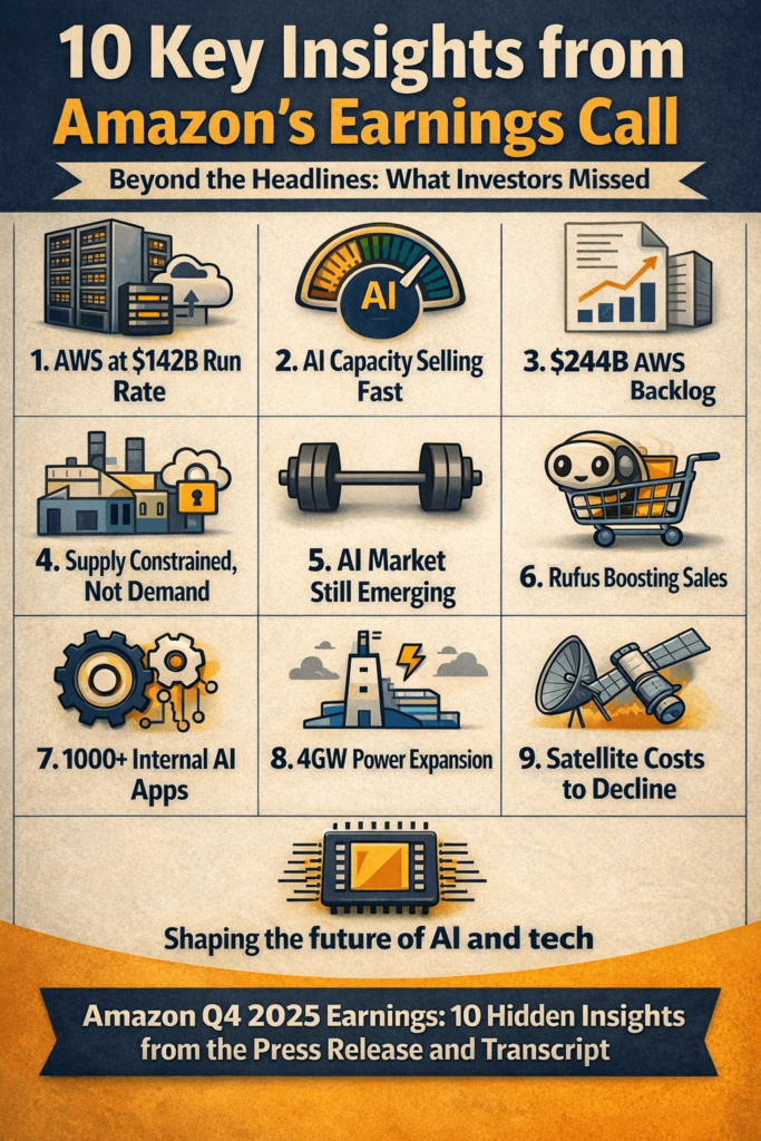 Amazon Q4 2025 Earnings Deep Dive: 10 Hidden Insights from the Press Release and Transcript