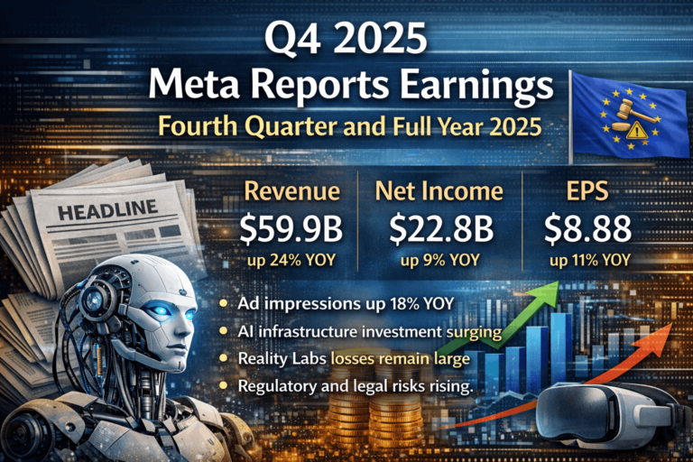 Meta Earnings Q4 2025 Hidden Signals From AI Spending, Ad Growth, and Future Guidance