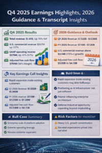 Palantir Q4 2025 Earnings Highlights, 2026 Guidance and Key Insights from Earnings Call Transcript
